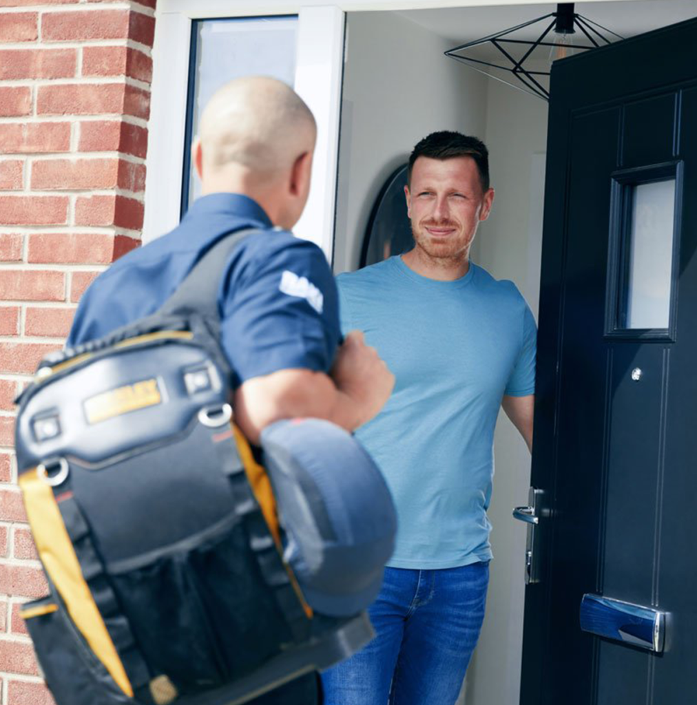 BAXI specialist at the door